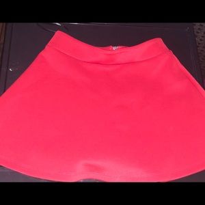 Forever 21 red skater skirt